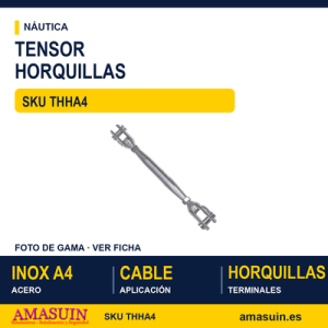 Tensor horquilla - horquilla Inoxidable A4