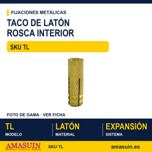 Taco de latón