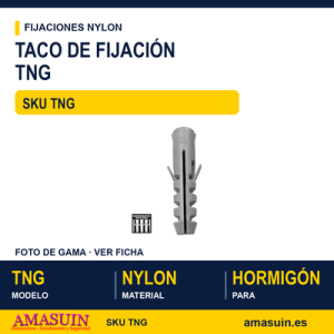 Taco de nylon a granel