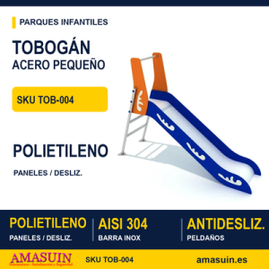 Tobogán PEHD ACERO PEQUEÑO