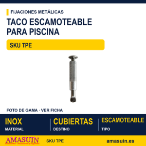 Taco piscina escamoteable