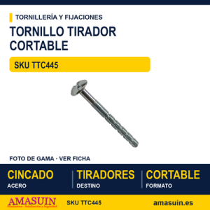 Tornillo tirador cortable Cincado