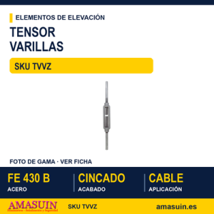 Tensor varilla varilla DIN 1480 Cincado