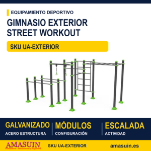 STREET WORKOUT – GIMNASIO EXTERIOR-ACERO