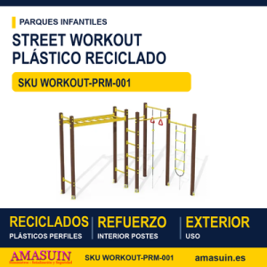 STREET WORKOUT – Plástico reciclado