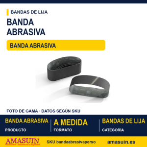 Banda Abrasiva a Medida.