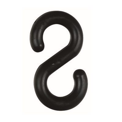 Eslabón Gancho Negro 6mm Unión Cadena 1 Eslabón Gancho Negro 6mm Unión Cadena