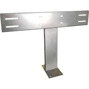 Soporte de pared para señal económica y MOPU